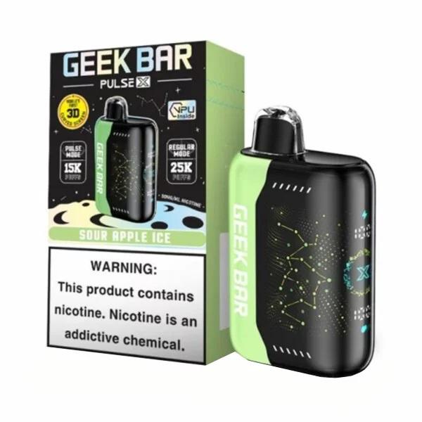 GEEKBAR 25K PULSE X SOUR APPLE ICE