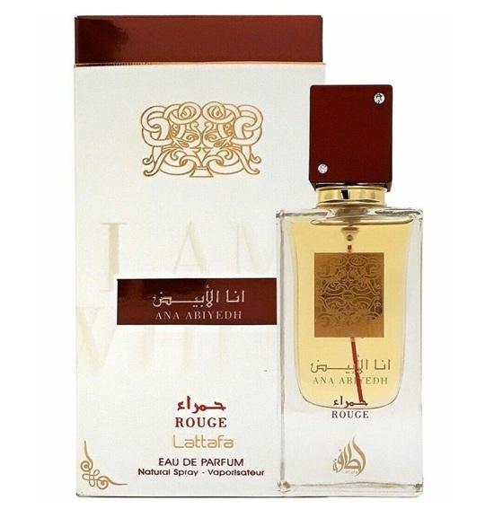 PERF LATTAFA ANA ABIYAD ROUGE EDP WOMAN 100ML